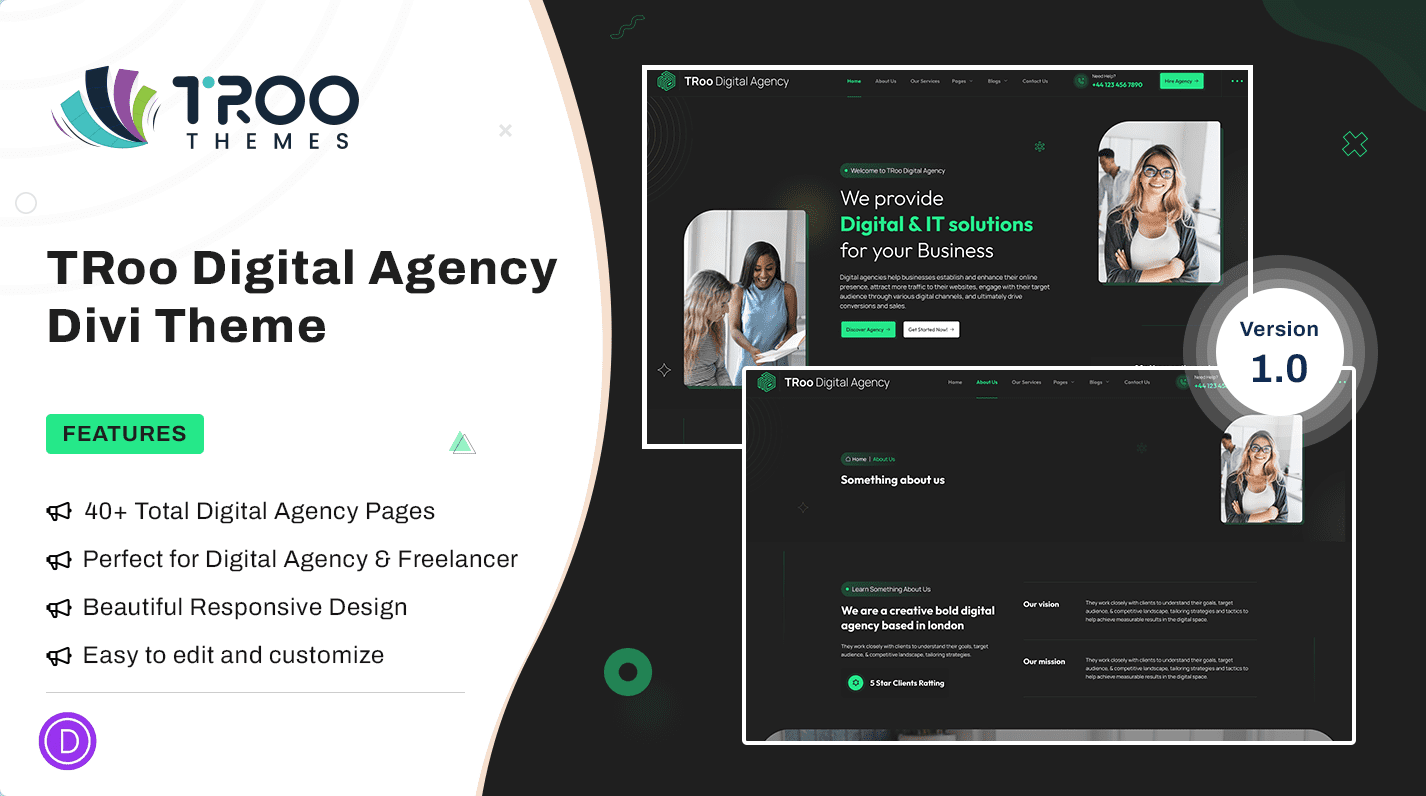 TRoo Travel Agency Divi Child Theme