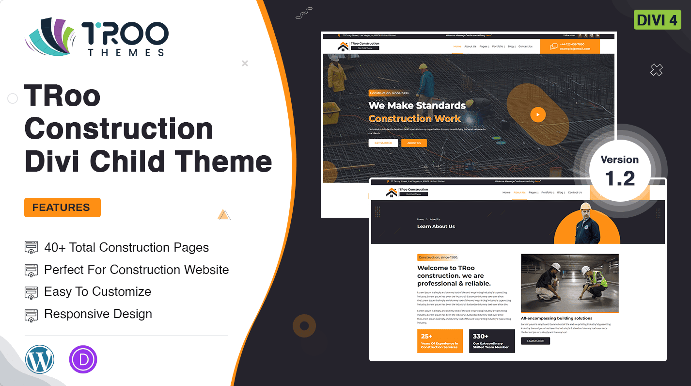 TRoo Travel Agency Divi Child Theme
