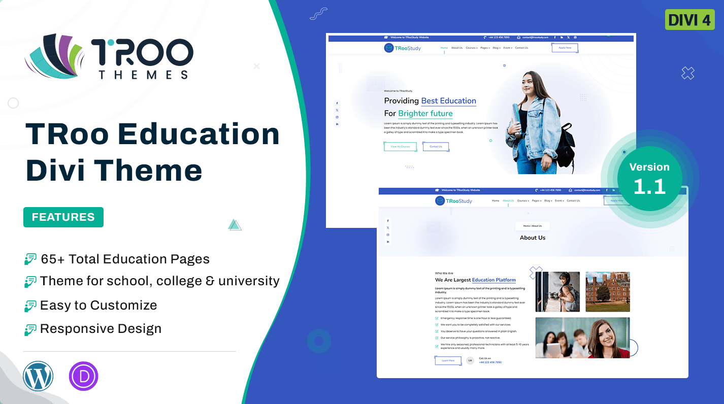 TRoo Travel Agency Divi Child Theme