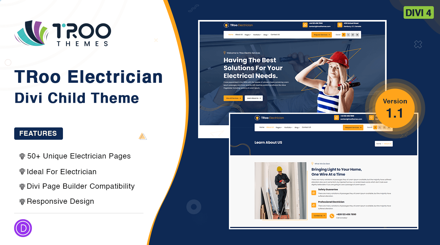 TRoo Travel Agency Divi Child Theme