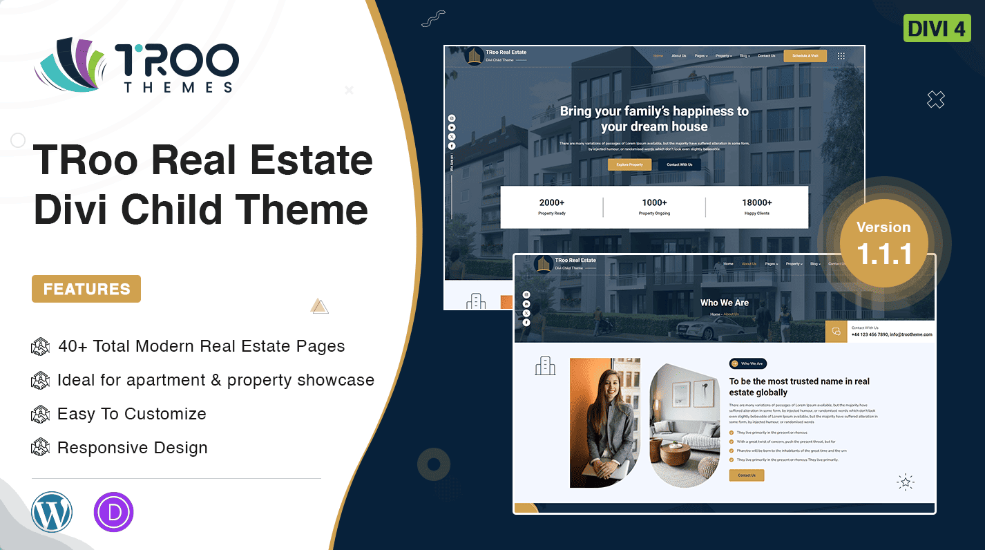 TRoo Travel Agency Divi Child Theme
