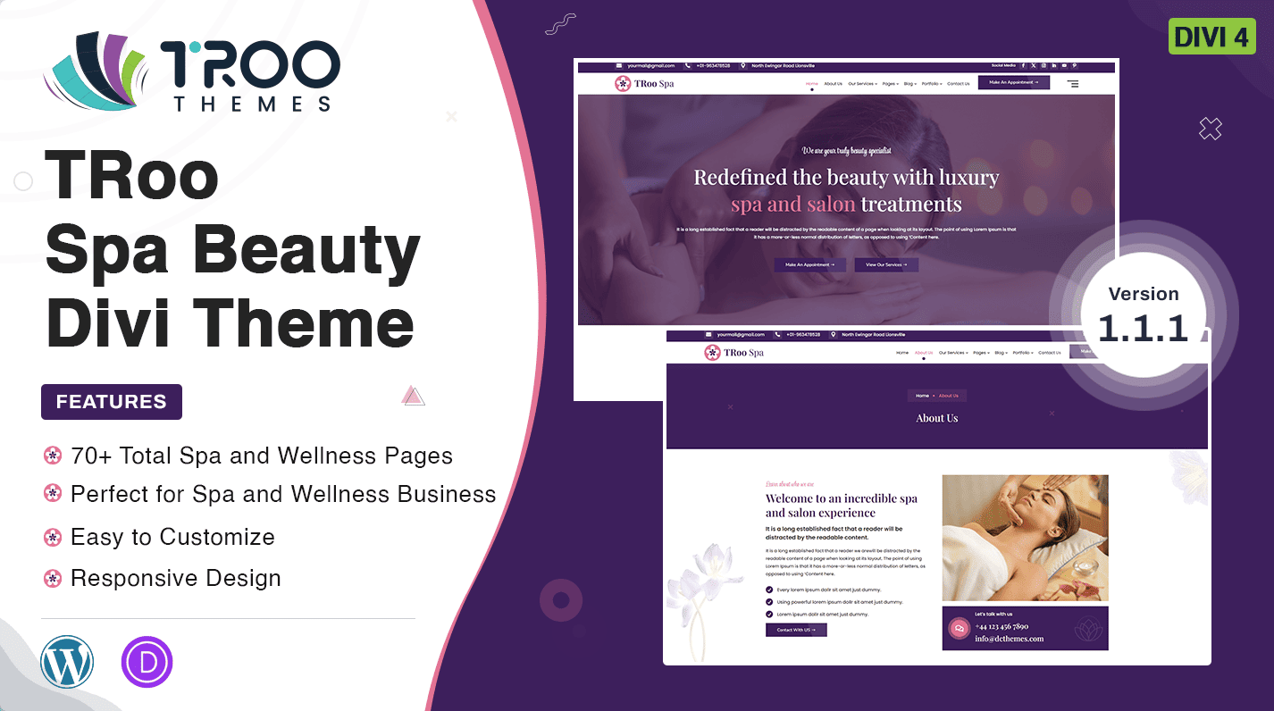 TRoo Travel Agency Divi Child Theme