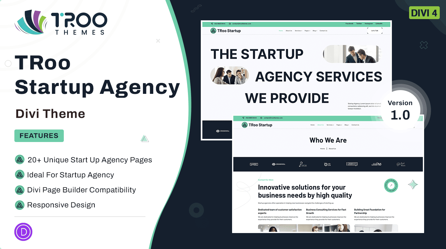 TRoo Travel Agency Divi Child Theme