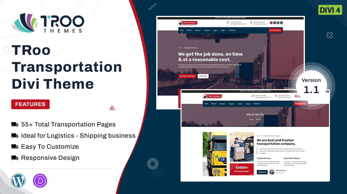 TRoo Travel Agency Divi Child Theme